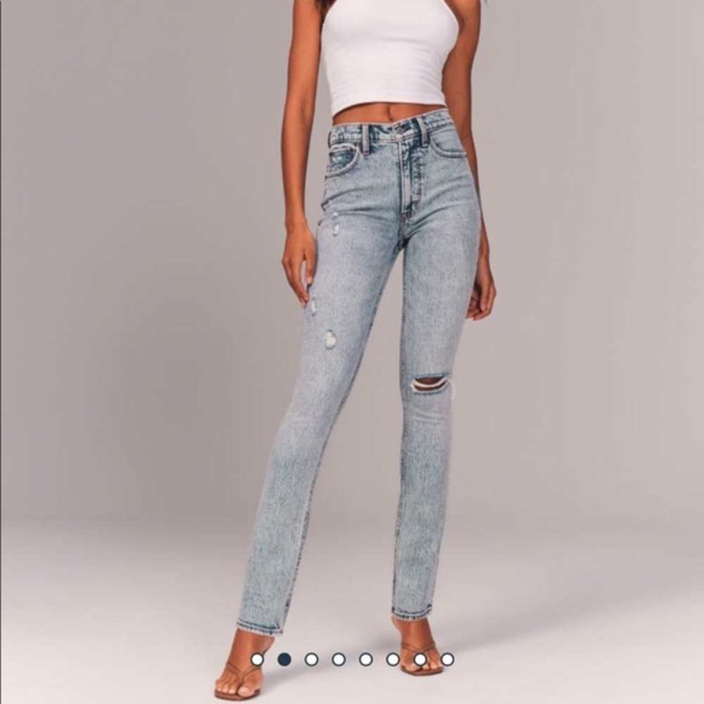 Abercrombie & Fitch 90s Skinny High Rise Jeans